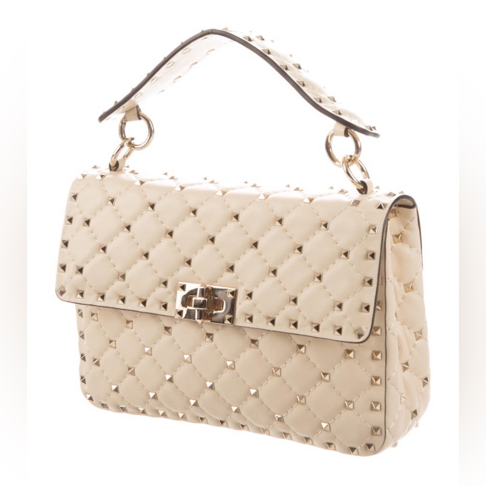Valentino Garavani Medium Rockstud Leather HandBag